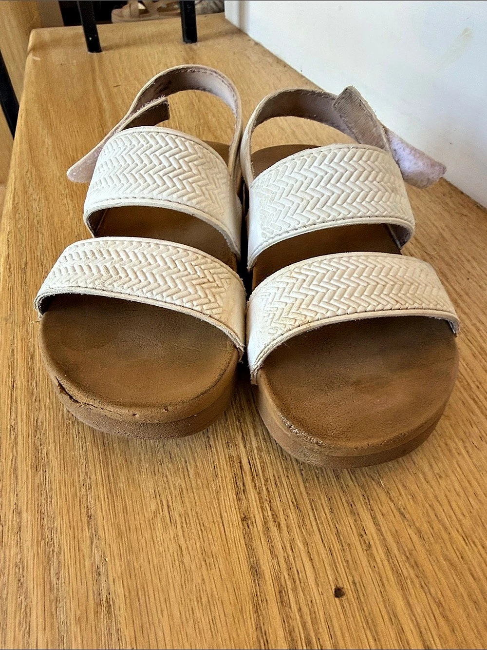 Reef kids Double Strap Sandals Cream US 11